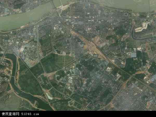 卫星图:百度地图对中国的主要城市地图可以达到最大缩放20m,村庄的不图片