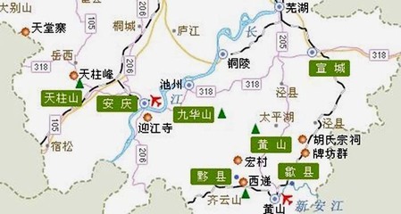 安徽省旅游地图全图图片