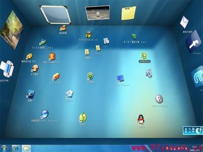 请问怎么才能把windows7的背景桌面弄成是这 请问怎么才能把windows7的背景桌面弄成是这