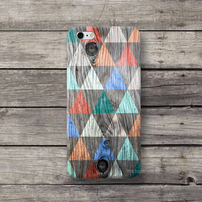 Phone Cases – Case Triangles Wood Print iP Phone Cases – Case Triangles Wood Print iP