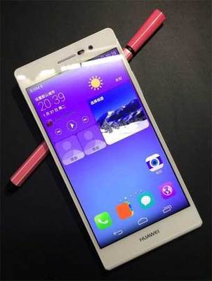华为新旗舰Ascend P7手机上午10点预售 国内 华为新旗舰Ascend P7手机上午10点预售 国内