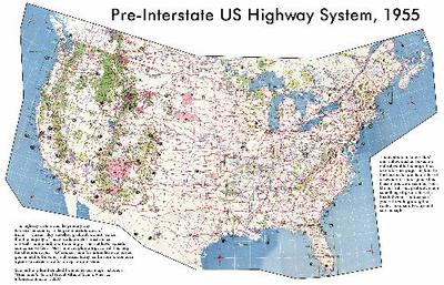 美国公路分布地图高清版大地图 - 城市吧中国地图