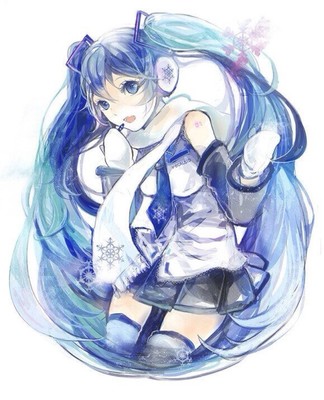 二次元 插画 动漫少女 萌系 壁纸 miku 初音未来-151kb