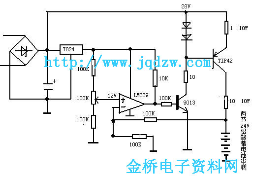 老式电瓶充电机电路图