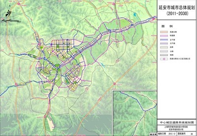 延安市城市总体规划图片