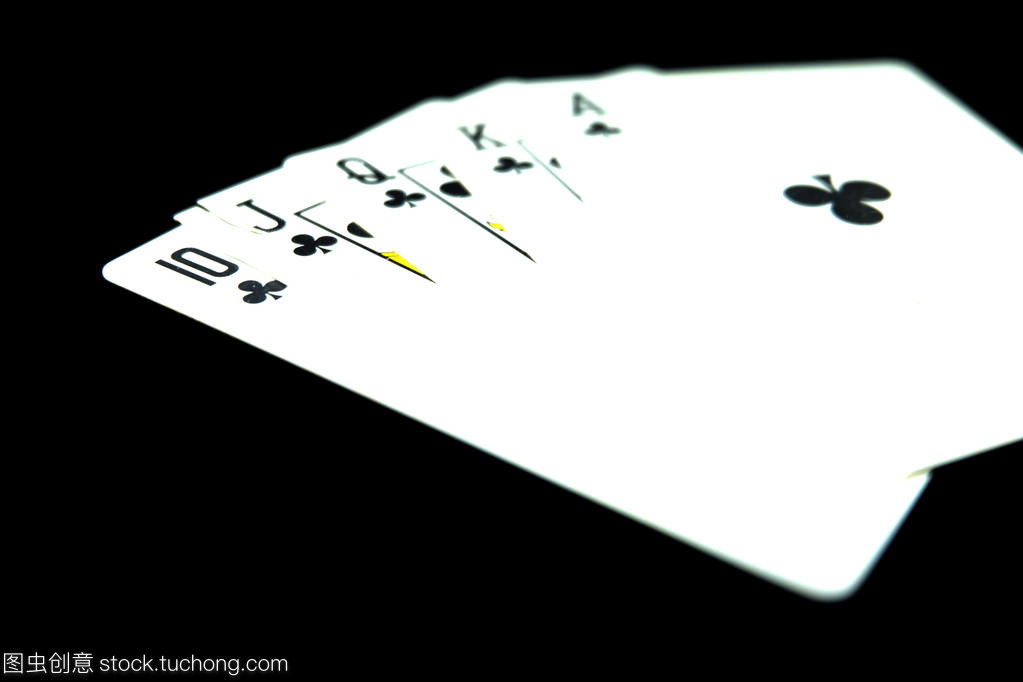 Playing Cards Game Isolated. Deck of Play Ca Playing Cards Game Isolated. Deck of Play Ca