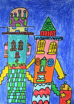 童话城堡儿童画_童话城堡儿童画图片大全