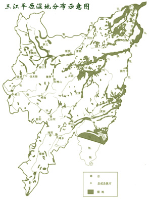 三江平原地图图片