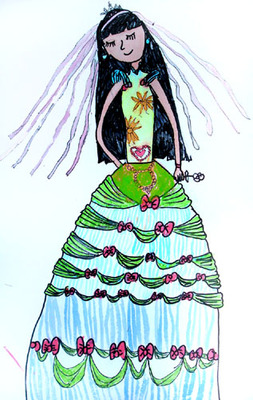 幼儿儿童画服装设计