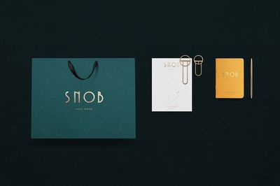 Snob Paris Htel巴黎酒店品牌VI设计 Snob Paris Htel巴黎酒店品牌VI设计