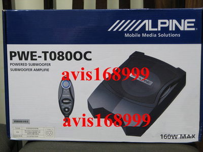 代购ALPINE超簿重低音PWET080OC非PMX 代购ALPINE超簿重低音PWET080OC非PMX