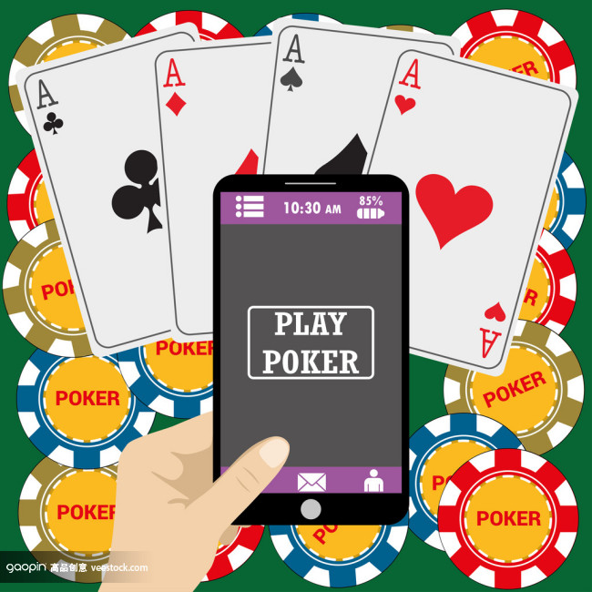 Online poker app on tablet touch screen, Online poker app on tablet touch screen,