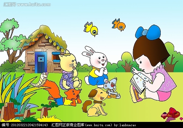 讲故事板报设计